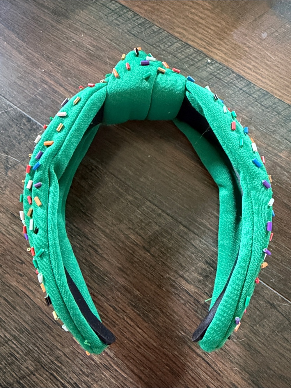 Green Sprinkle Headband